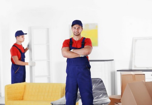 Man with van service helping with storage in Queens Park