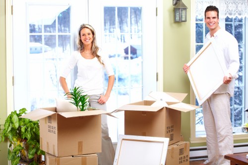Secure storage solutions offered by Man and Van in Queens Park